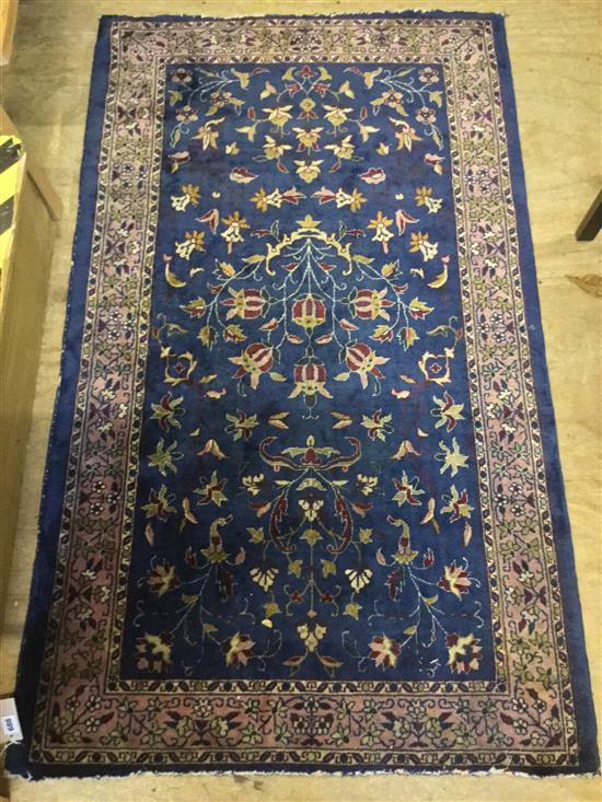 Blue ground Persian rug